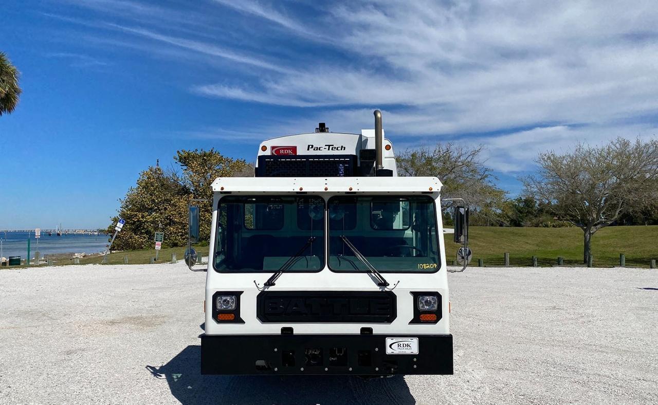 2026 Battle Motors LET2 28 yard Pac-Tech Rear Loader Garbage Truck Tampa FL