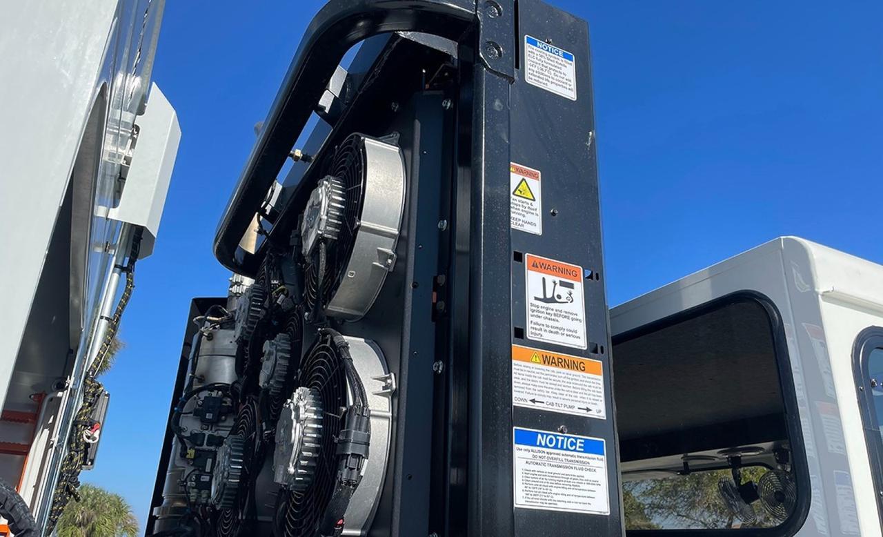 2026 Battle Motors LET2 28 yard Pac-Tech Rear Loader Garbage Truck Tampa FL