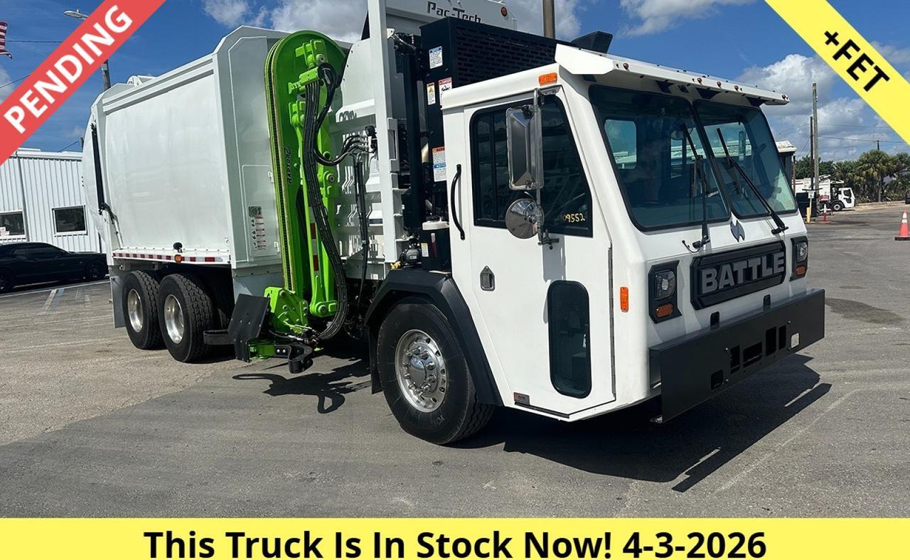 2026 Battle Motors RAIDER 28/31 yard Pac Tech Raptor Z Side Loader Garbage Truck