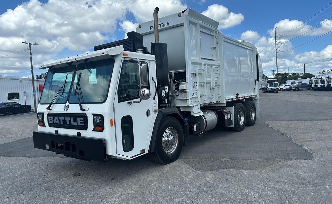 2026 Battle Motors RAIDER 28/31 yard Pac Tech Raptor Z Side Loader Garbage Truck Tampa FL