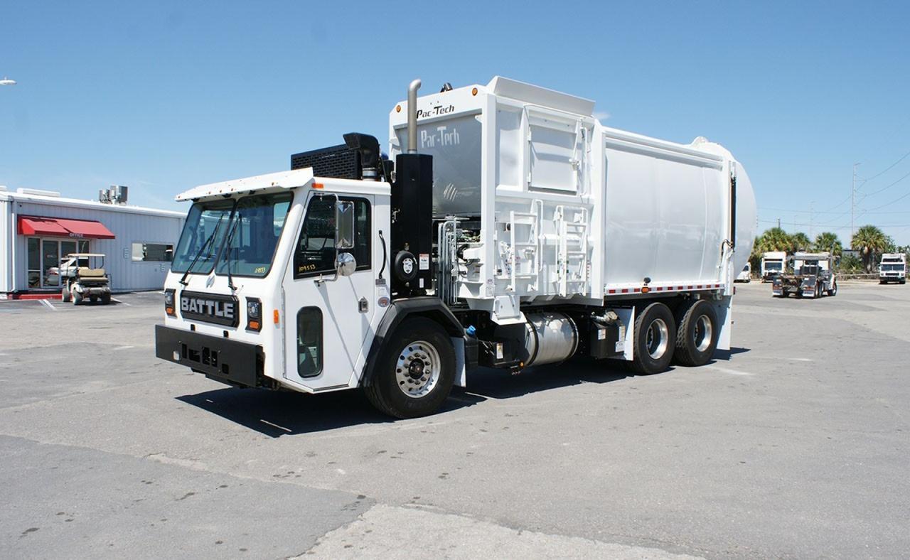 2026 Battle Motors RAIDER 28/31 yard Pac Tech Raptor Z Side Loader Garbage Truck Tampa FL