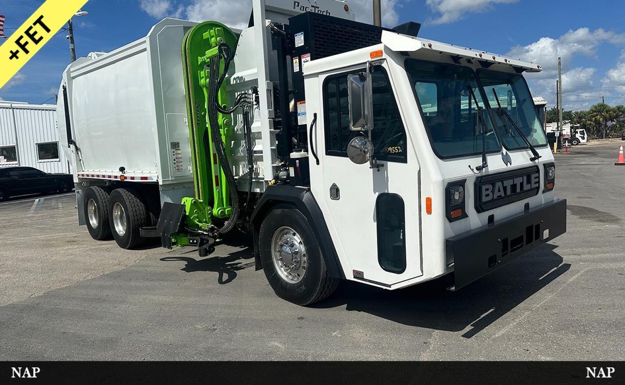 2026 Battle Motors RAIDER 28/31 yard Pac Tech Raptor Z Side Loader Garbage Truck