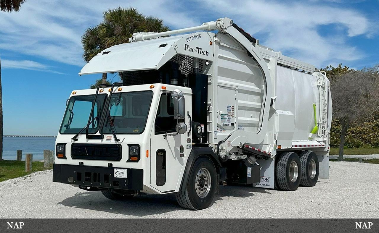 2026 Battle Motors Raider 40 Yard Pac Tech Front Loader Garbage Truck Tampa FL
