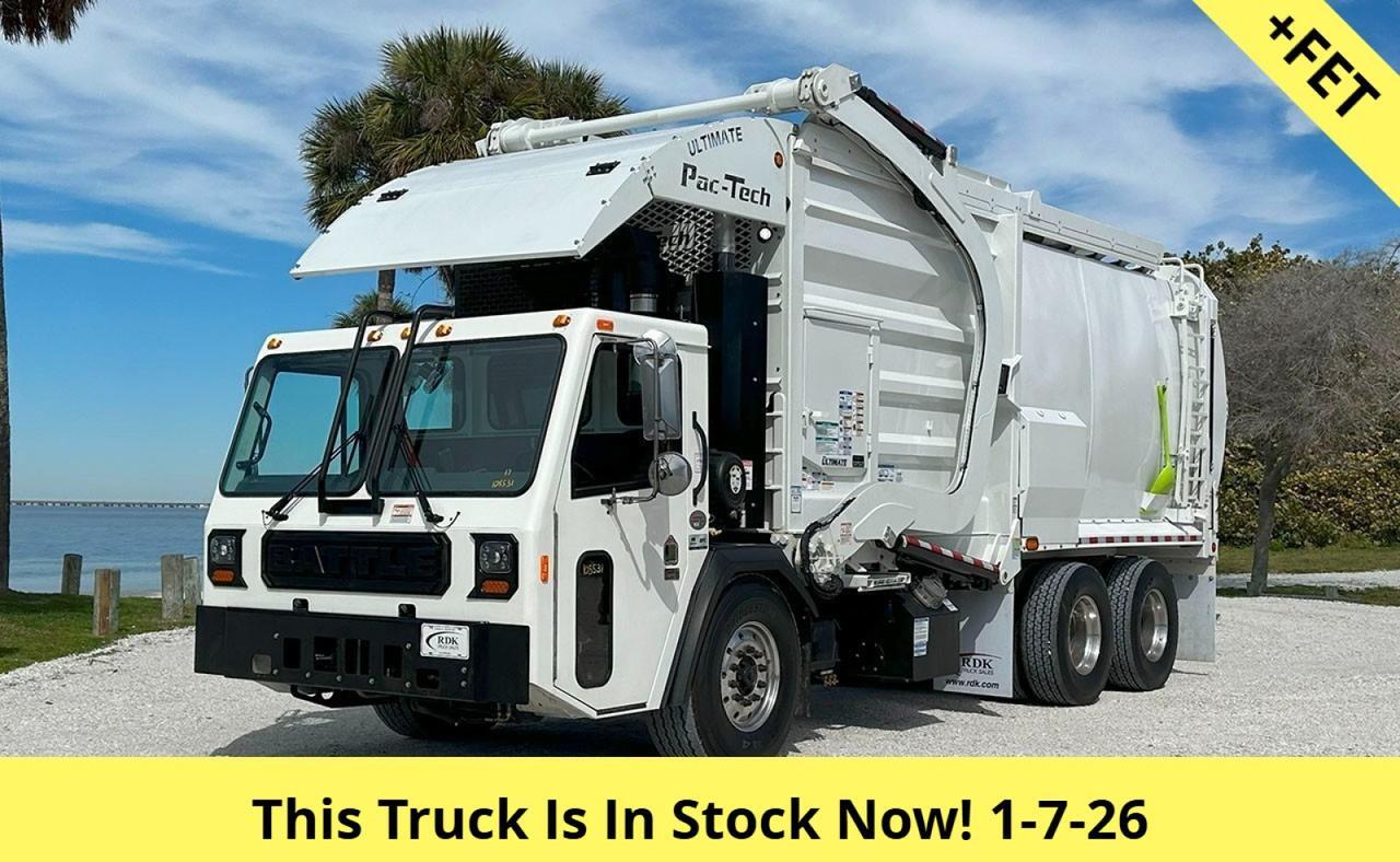2026 Battle Motors Raider 40 Yard Pac Tech Front Loader Garbage Truck