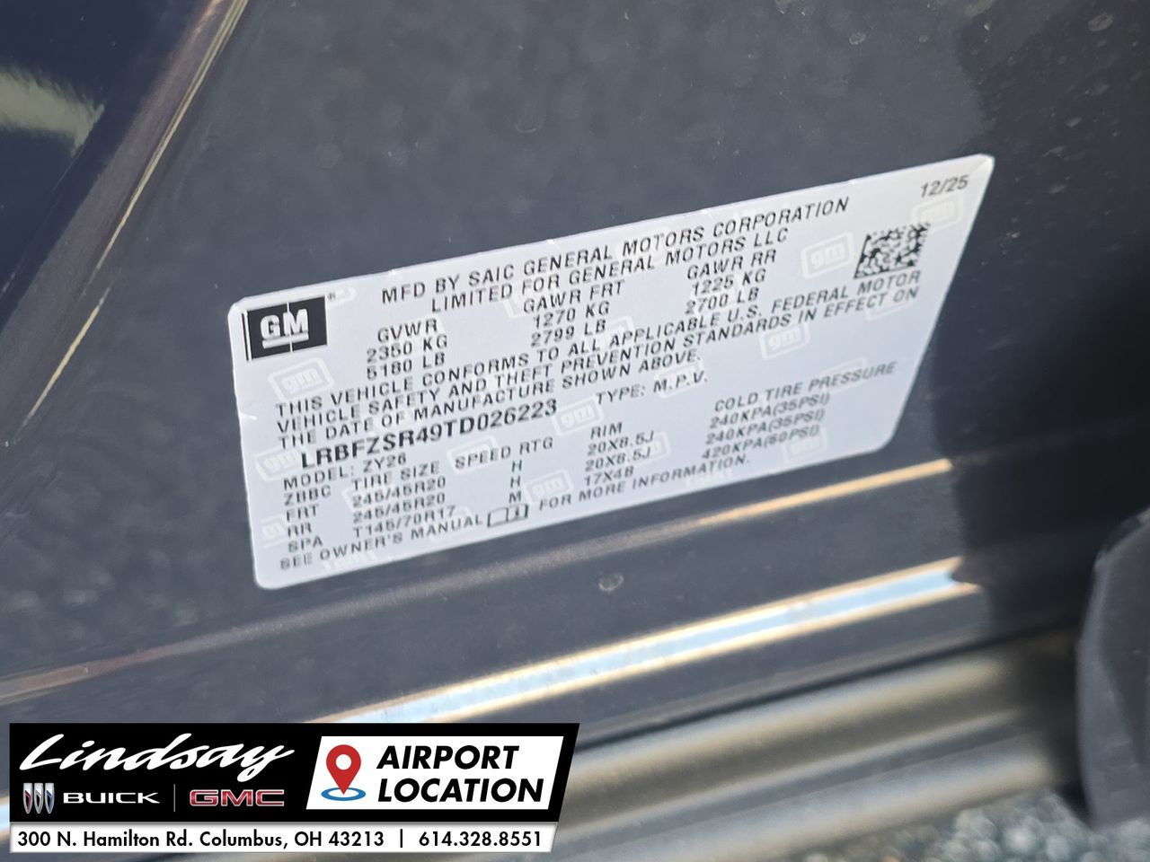 2026 Buick Envision Avenir Columbus OH