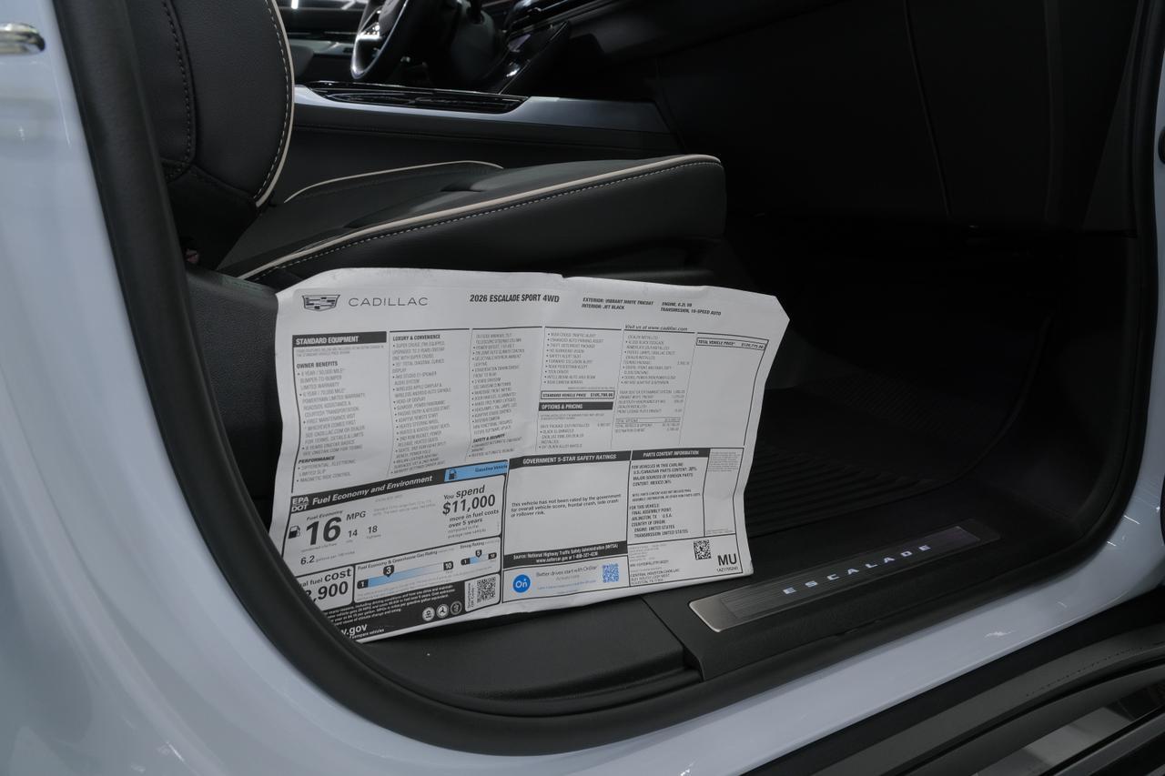 2026 Cadillac Escalade Sport Miami FL