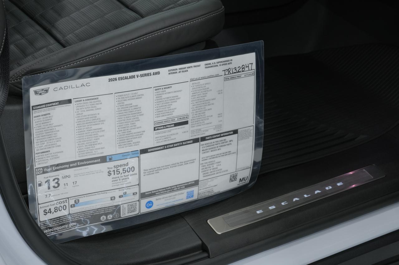 2026 Cadillac Escalade V-Series Miami FL