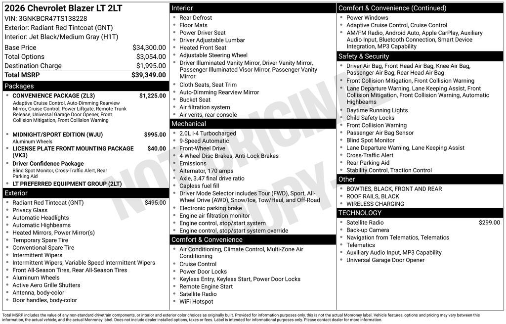 2026 Chevrolet Blazer LT Commerce GA