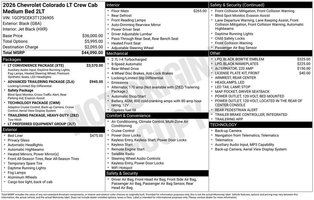 2026 Chevrolet Colorado LT Commerce GA