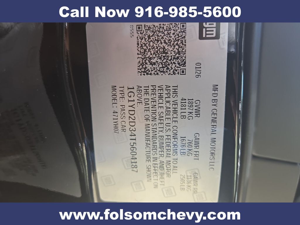 2026 Chevrolet Corvette Z06 Folsom CA