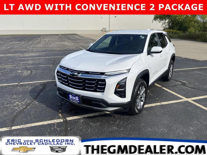 2026 Chevrolet Equinox LT AWD Conv2Pkg w/AdaptiveCruise BlackBowties 8-WayPwrDrvrSeat HtdEvotexSeats AutosensePwrLftgt Milwaukee WI