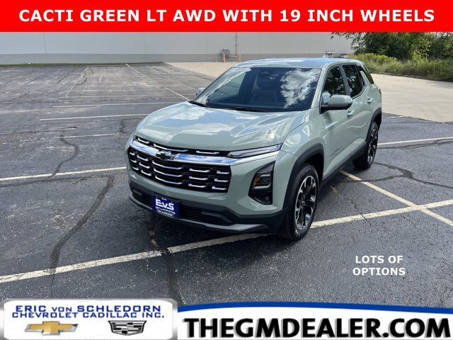 2026 Chevrolet Equinox LT AWD Sfty&Tech Conv2Pkgs w/19s AdptvCrz 8-WayPwrDrvrSeat AutosensePwrLftgt FogLamps HD-SrrndVsn Milwaukee WI