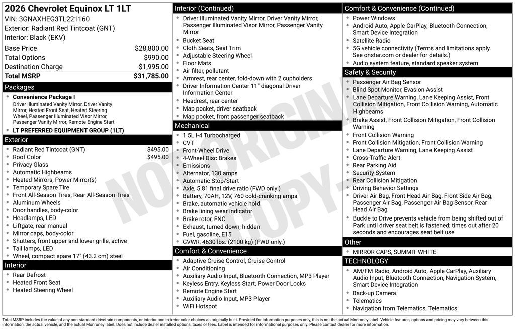 2026 Chevrolet Equinox LT Commerce GA