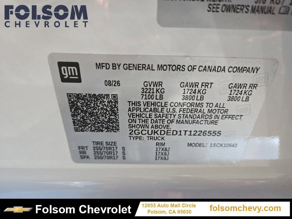 2026 Chevrolet Silverado 1500 LT Folsom CA