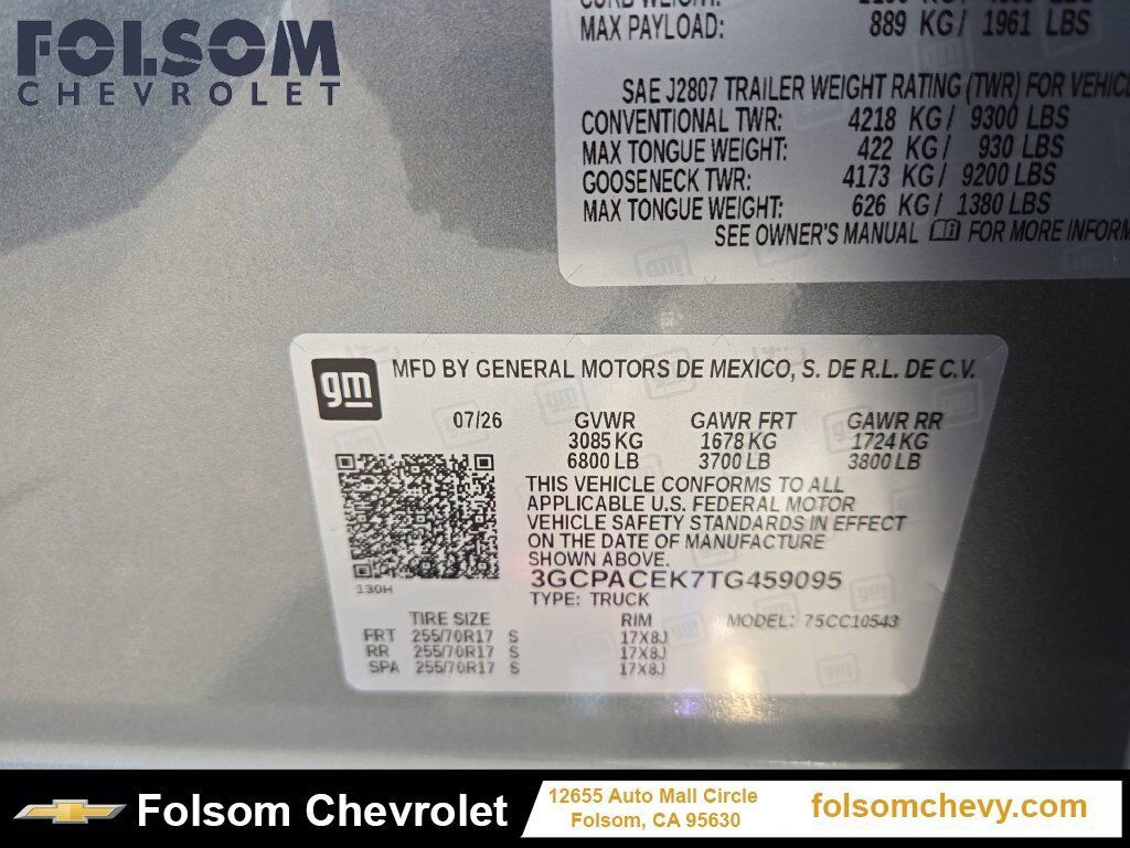 2026 Chevrolet Silverado 1500 LT Folsom CA