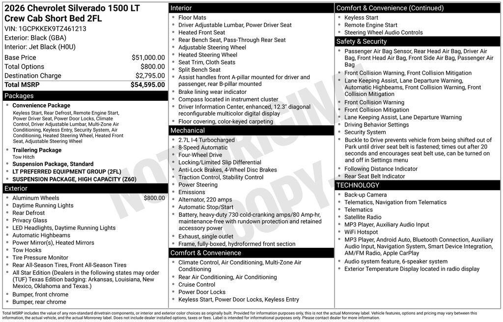 2026 Chevrolet Silverado 1500 LT Commerce GA