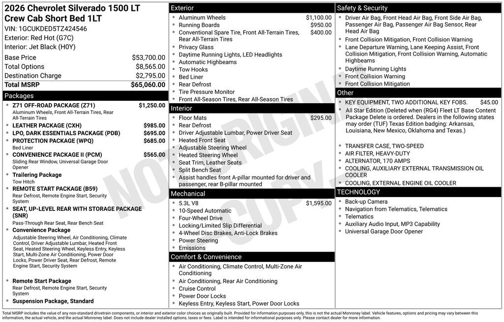 2026 Chevrolet Silverado 1500 LT Commerce GA