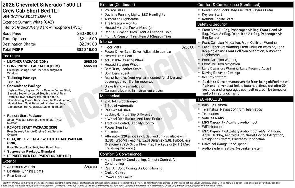 2026 Chevrolet Silverado 1500 LT Commerce GA