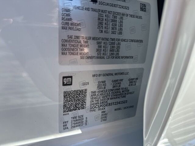 2026 Chevrolet Silverado 1500 LTZ Kerrville TX