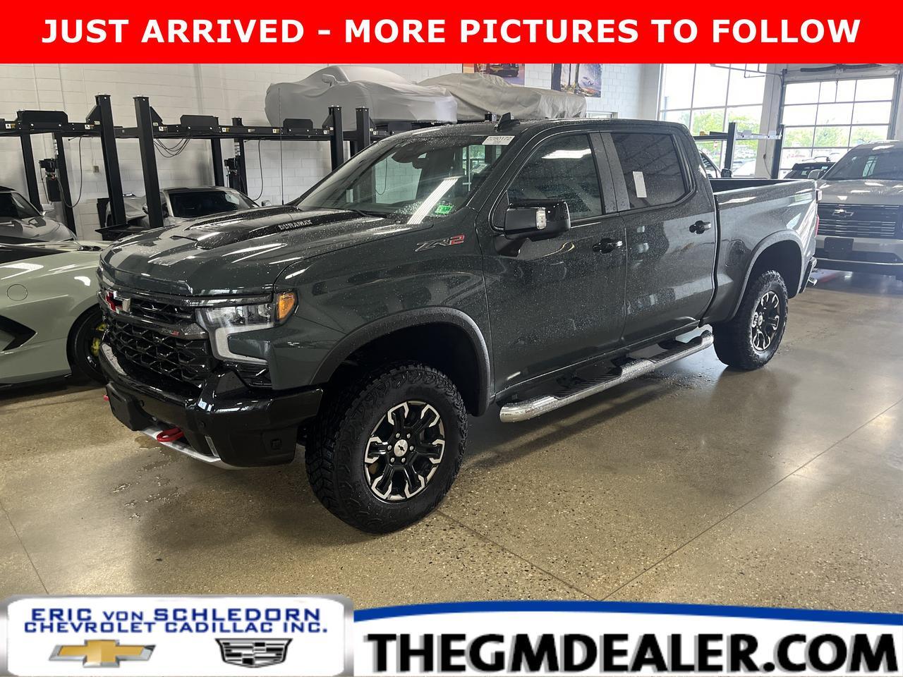 2026 Chevrolet Silverado 1500 ZR2 Crew Cab 4WD 3.0L DuramaxDiesel w/Sunroof HtdCldMemBuckets HtdSteeringWheel HD-SurroundVision
