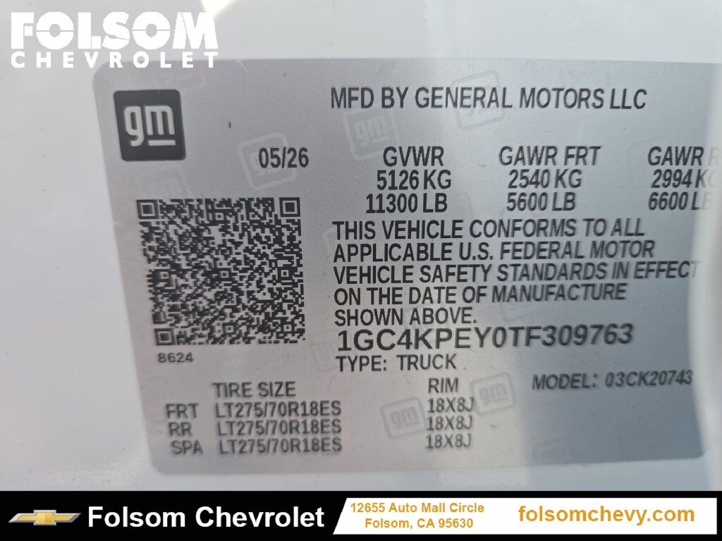 2026 Chevrolet Silverado 2500HD LTZ Folsom CA
