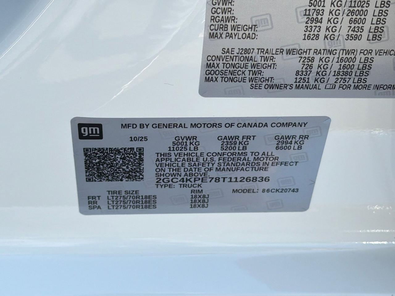 2026 Chevrolet Silverado 2500HD LTZ Hagerstown MD