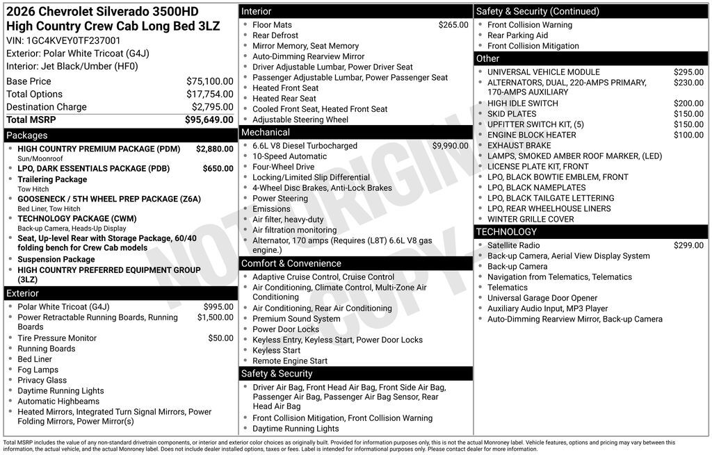 2026 Chevrolet Silverado 3500HD High Country Commerce GA