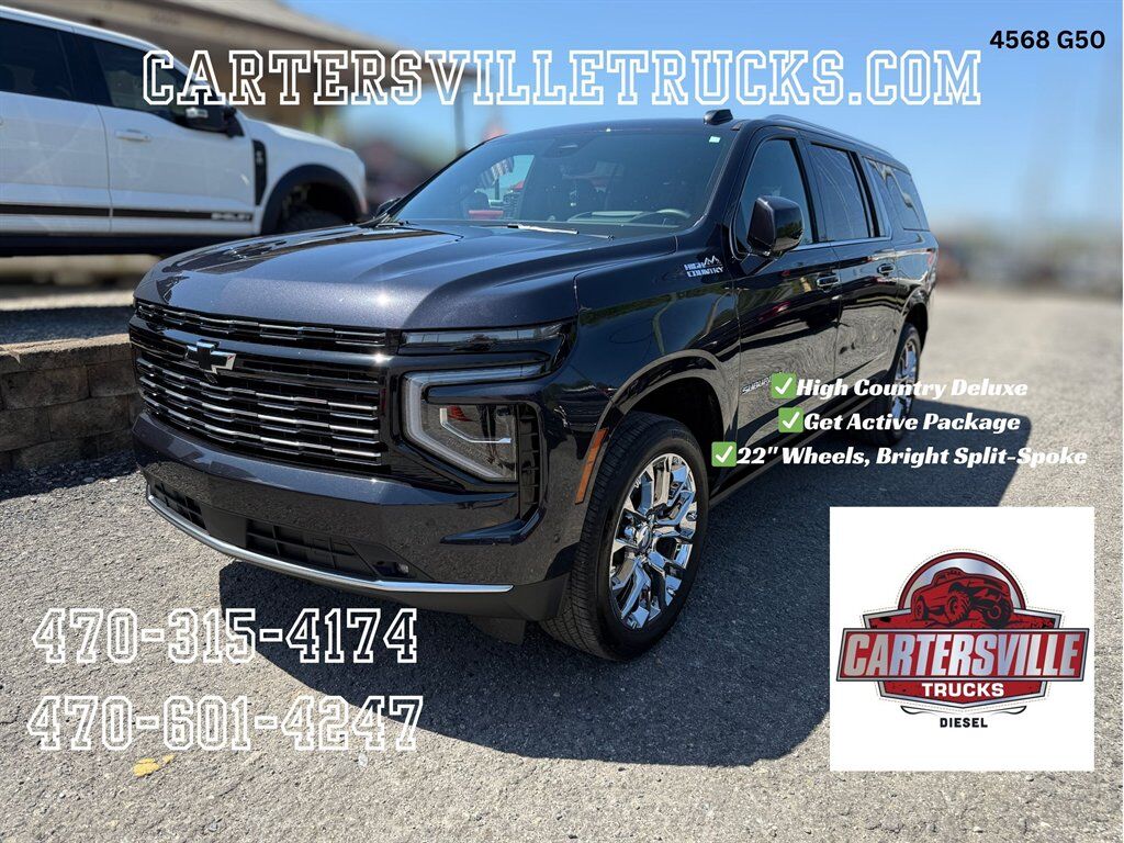 2026 Chevrolet Suburban 1500 High Country DELUXE - 101K MSRP!!