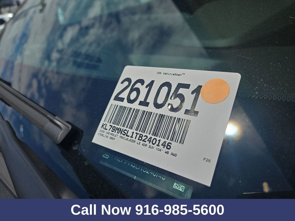 2026 Chevrolet TrailBlazer LS Folsom CA