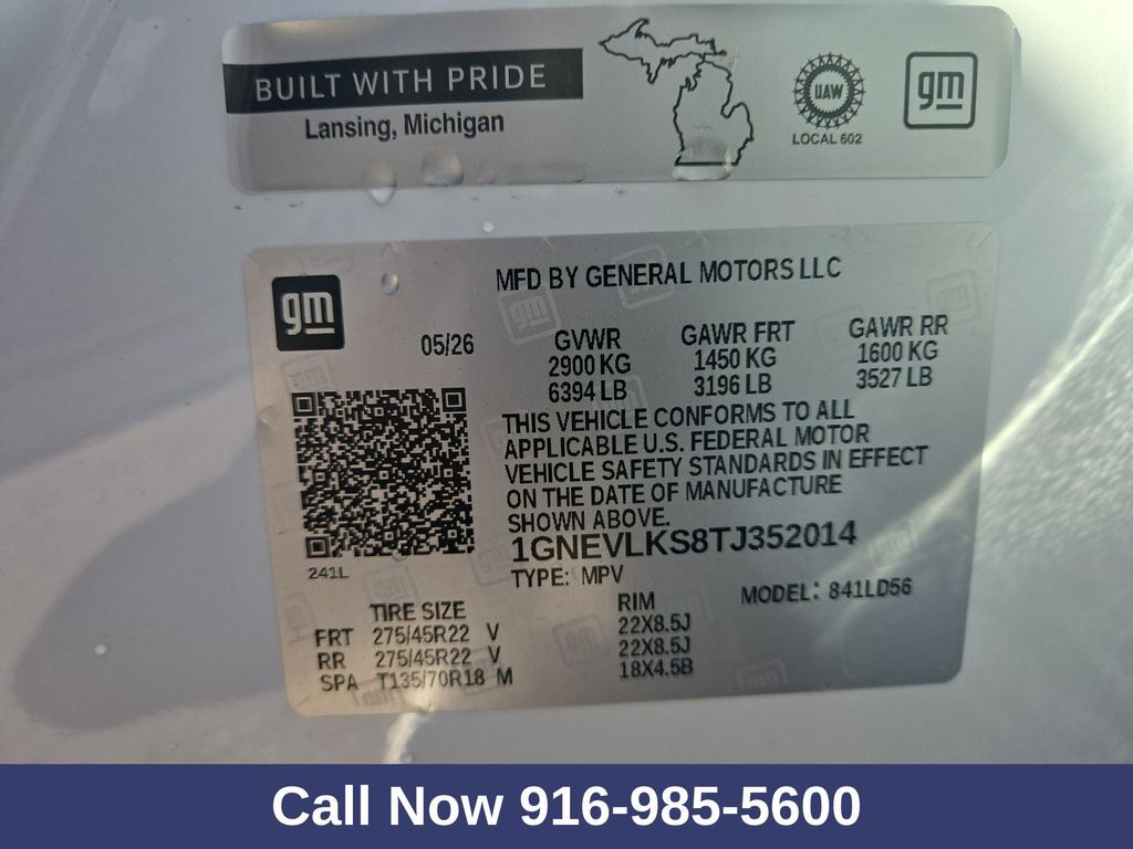 2026 Chevrolet Traverse RS Folsom CA