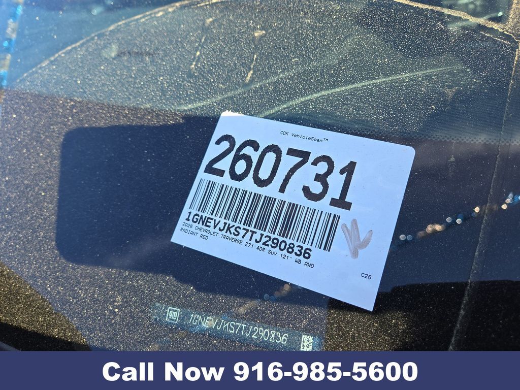 2026 Chevrolet Traverse Z71 Folsom CA