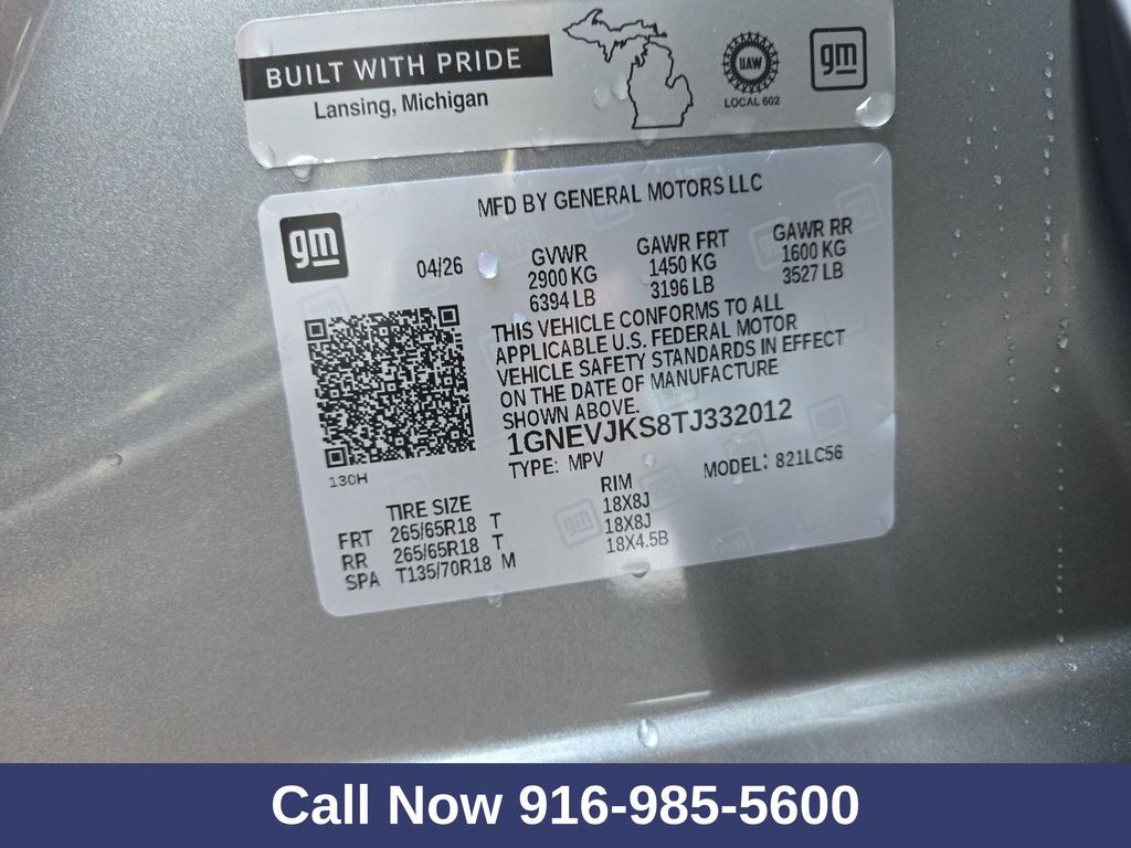 2026 Chevrolet Traverse Z71 Folsom CA