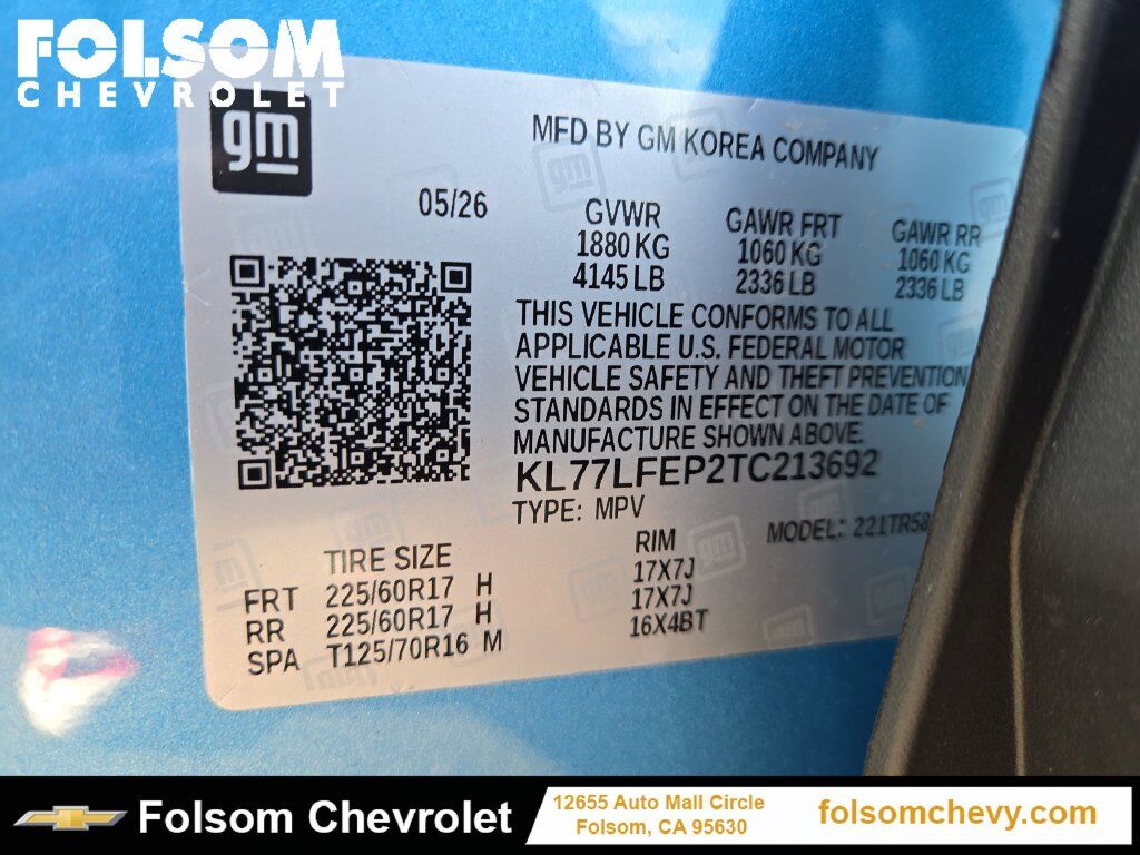2026 Chevrolet Trax LS Folsom CA