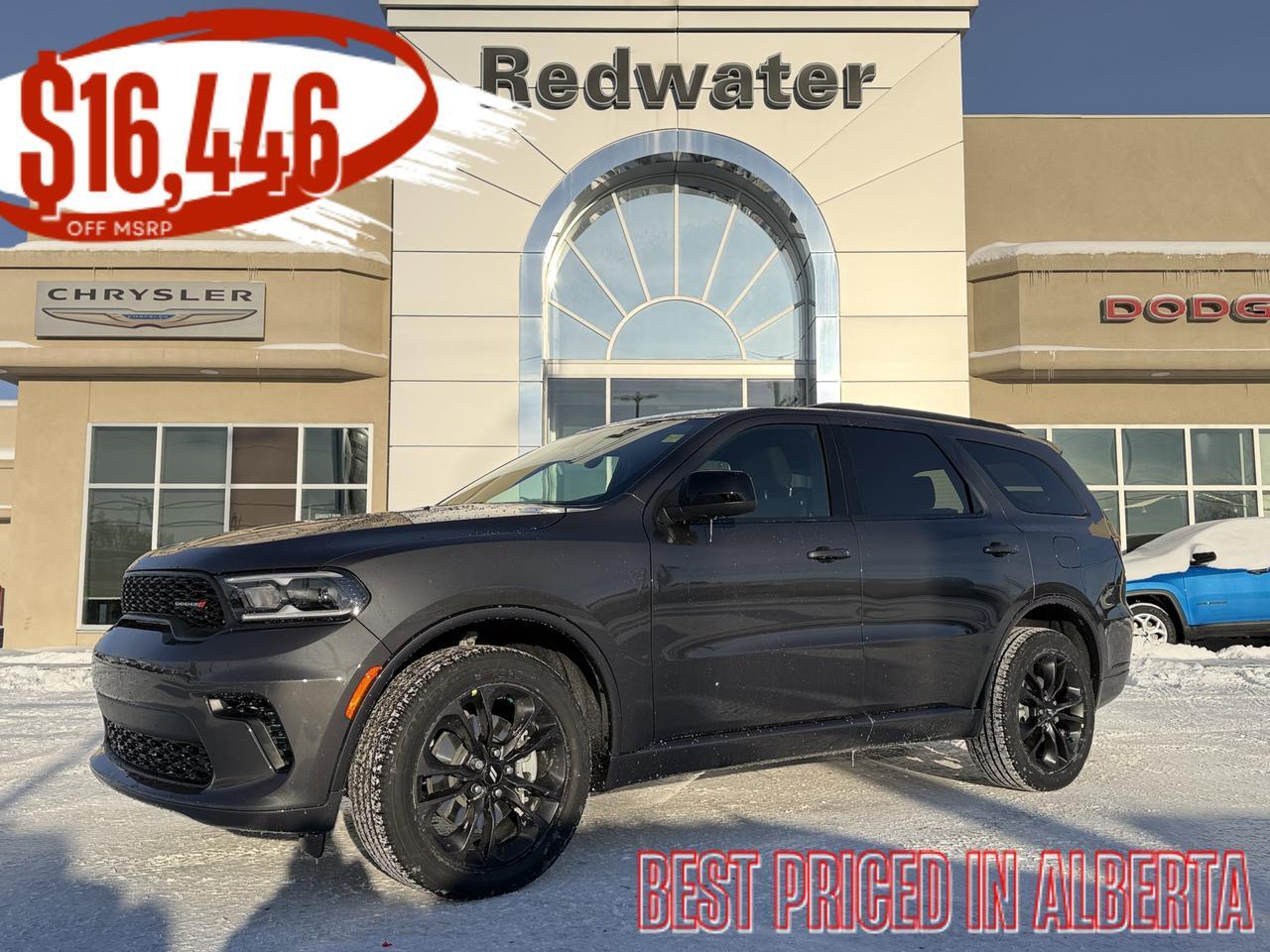 2026 Dodge Durango GT AWD | Vapour Grey | V6 | Blacktop Package | 3rd Row Seating | Heated Seats Wheel | 10IN NAV