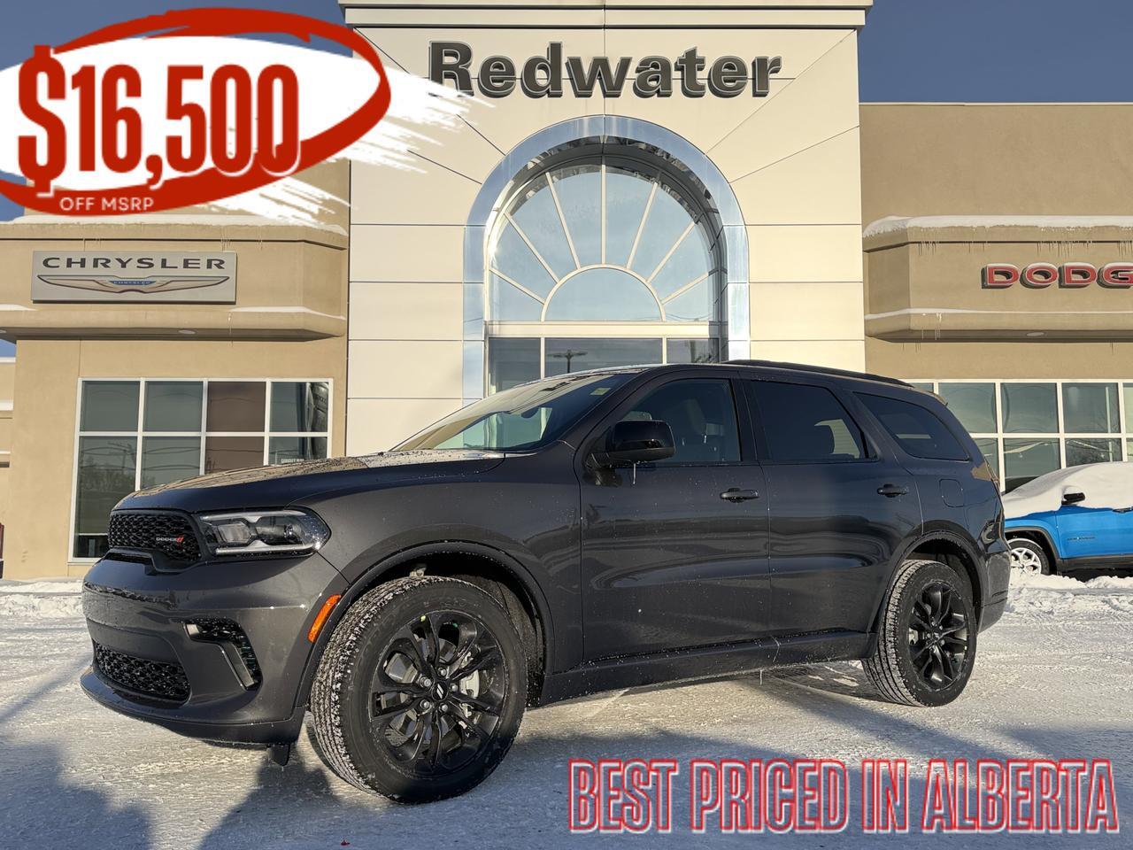 2026 Dodge Durango GT AWD | Vapour Grey | V6 | Blacktop Package | 3rd Row Seating | Heated Seats Wheel | 10IN NAV