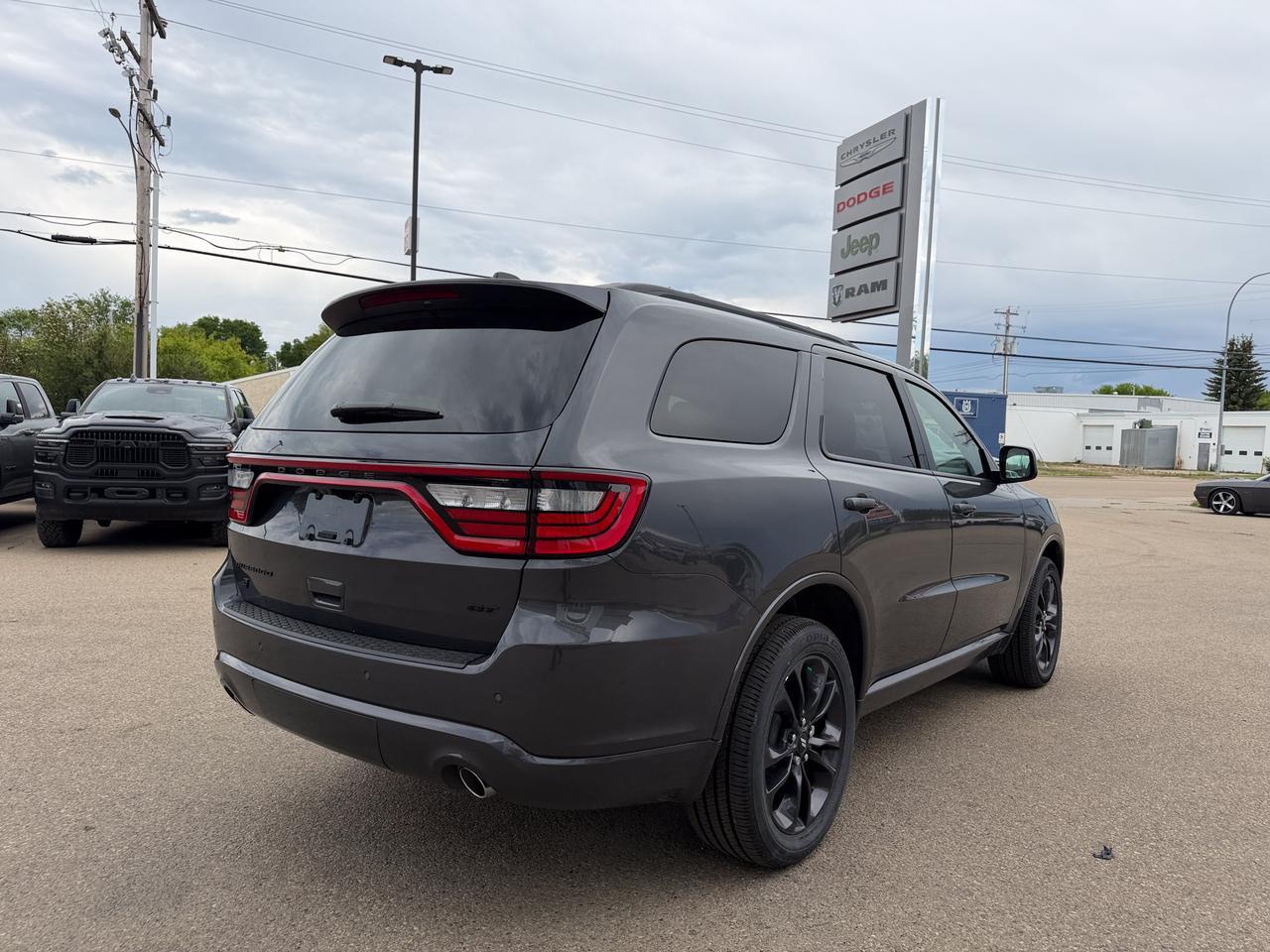 2026 Dodge Durango GT AWD | Vapour Grey | V6 | Blacktop Package | 3rd Row Seating | Heated Seats Wheel | 10IN NAV Redwater AB