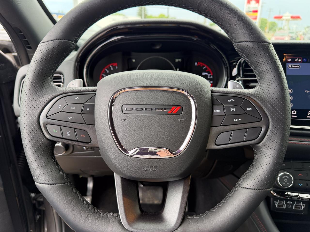 2026 Dodge Durango GT AWD | Vapour Grey | V6 | Blacktop Package | 3rd Row Seating | Heated Seats Wheel | 10IN NAV Redwater AB