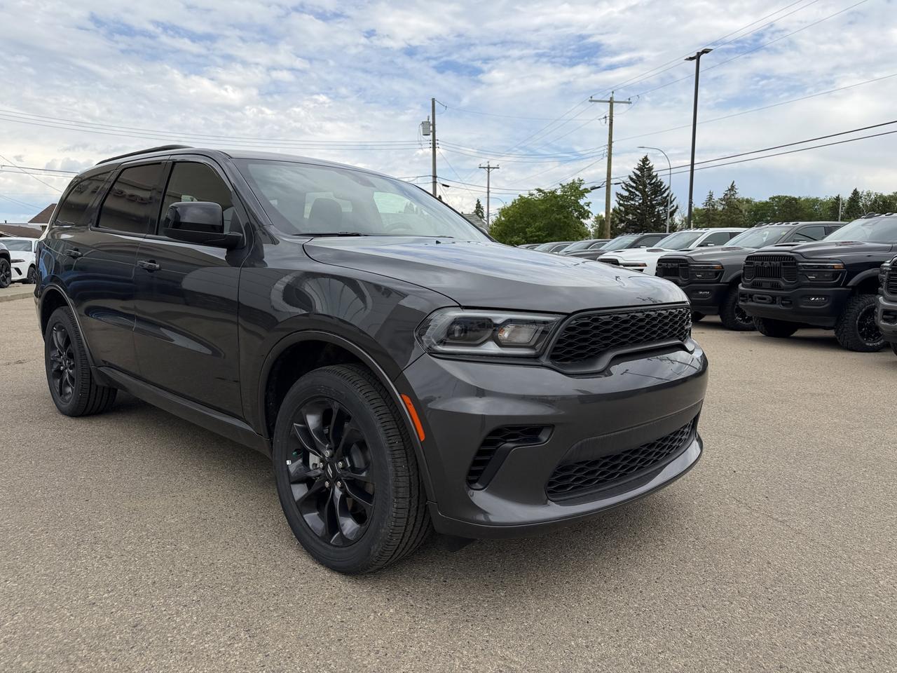 2026 Dodge Durango GT AWD | Vapour Grey | V6 | Blacktop Package | 3rd Row Seating | Heated Seats Wheel | 10IN NAV Redwater AB