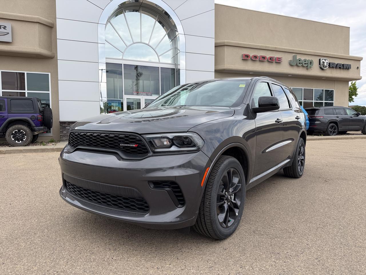 2026 Dodge Durango GT AWD | Vapour Grey | V6 | Blacktop Package | 3rd Row Seating | Heated Seats Wheel | 10IN NAV Redwater AB