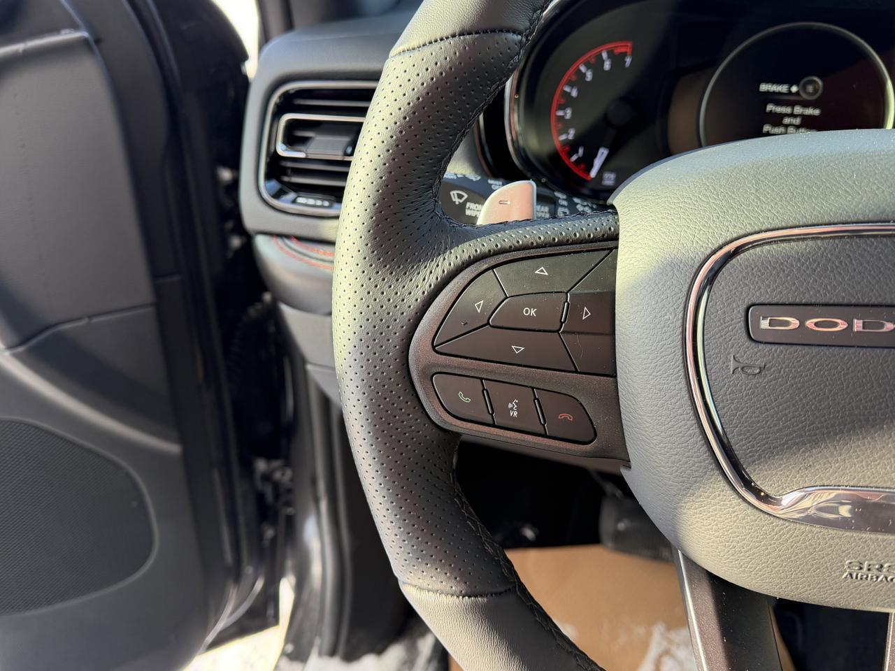 2026 Dodge Durango GT AWD | Vapour Grey | V6 | Blacktop Package | 3rd Row Seating | Heated Seats Wheel | 10IN NAV Redwater AB