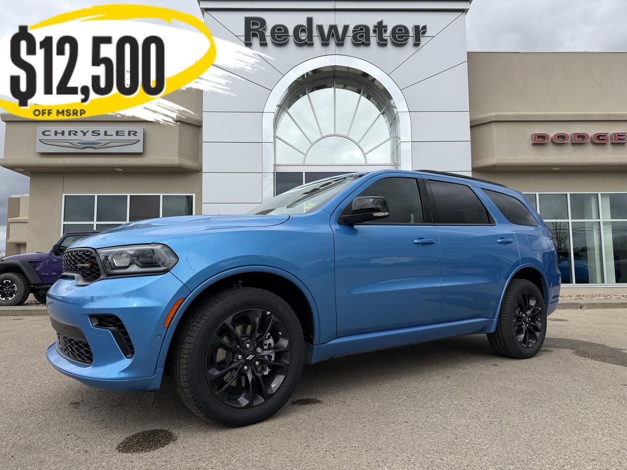 2026 Dodge Durango GT Plus AWD | B5 Blue | V6 | 3rd Row Seating | Leather | NAV | Sunroof | Power Liftgate
