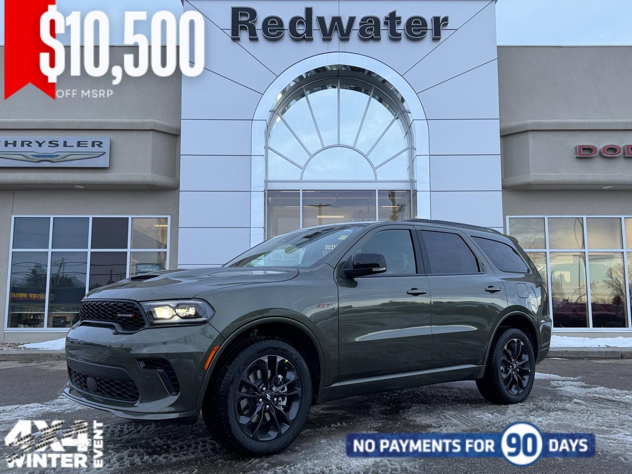 2026 Dodge Durango GT Plus AWD SUV | V6 | Nappa Leather | Heated Vented Seats | Power Sunroof | NAV | Power Liftgate