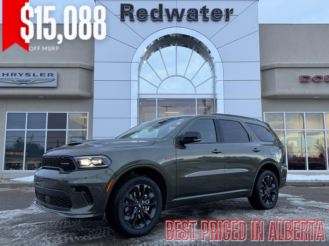 2026 Dodge Durango GT Plus AWD SUV | V6 | Nappa Leather | Heated Vented Seats | Power Sunroof | NAV | Power Liftgate