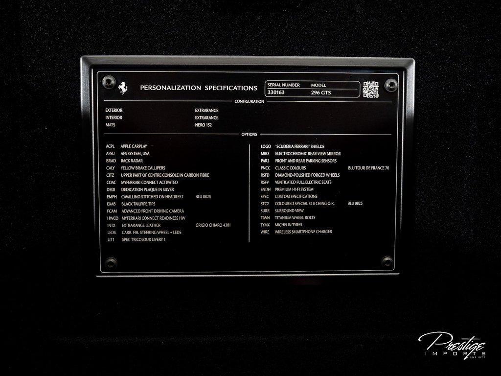 2026 Ferrari 296 Gts Convertible North Miami Beach FL