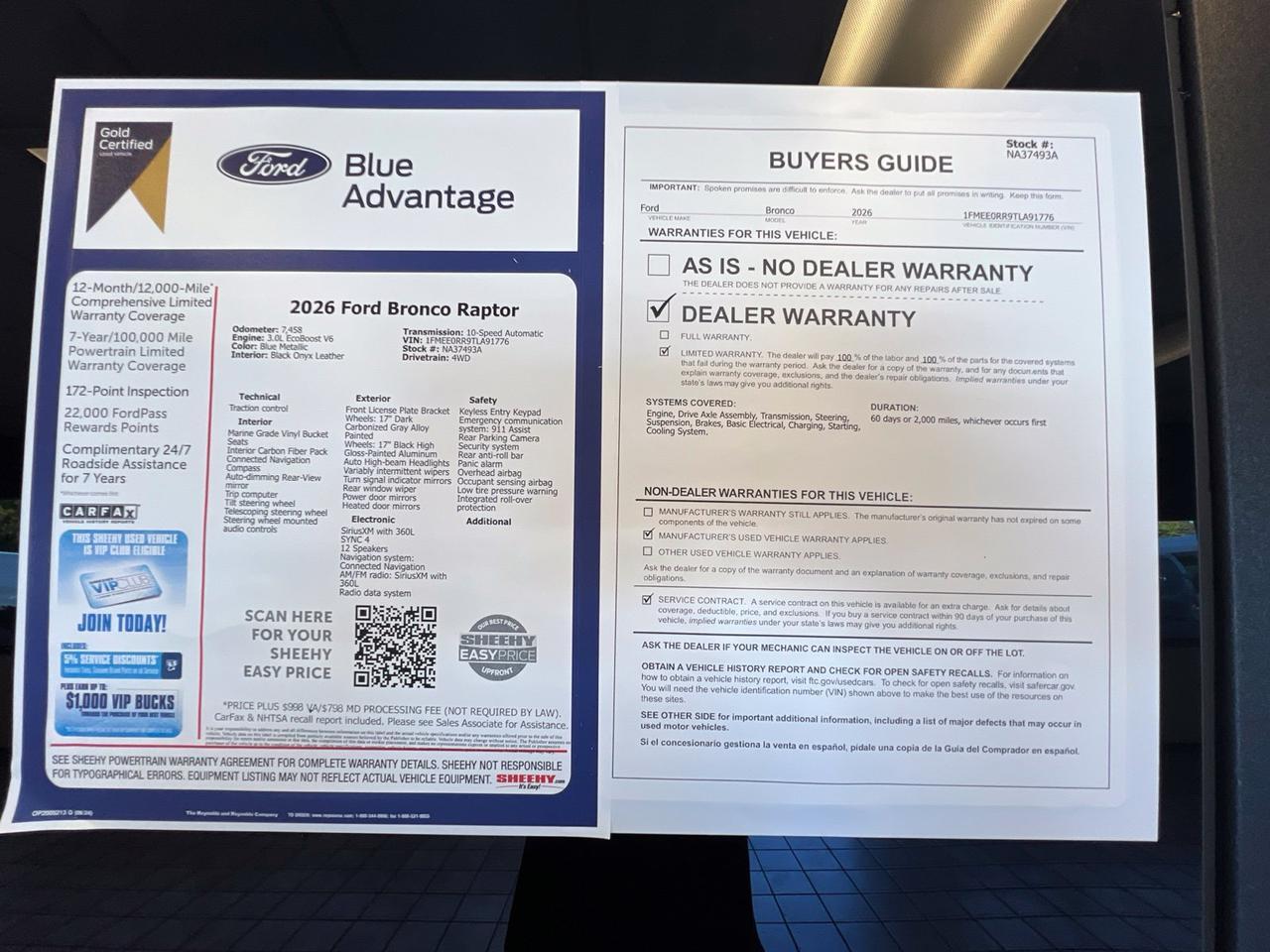2026 Ford Bronco Raptor Richmond VA