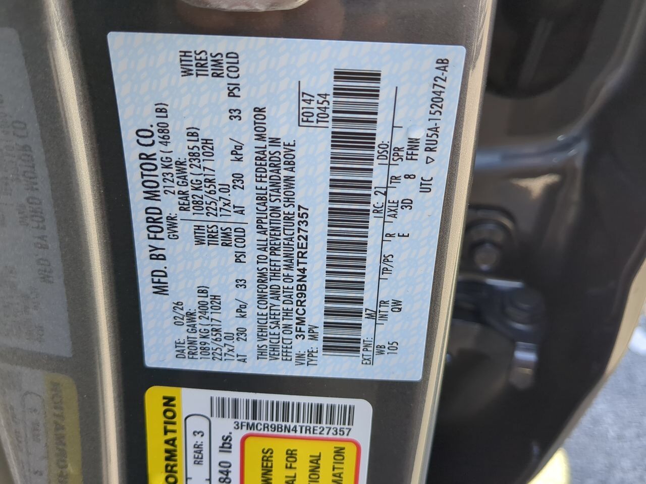 2026 Ford Bronco Sport Big Bend Appleton WI