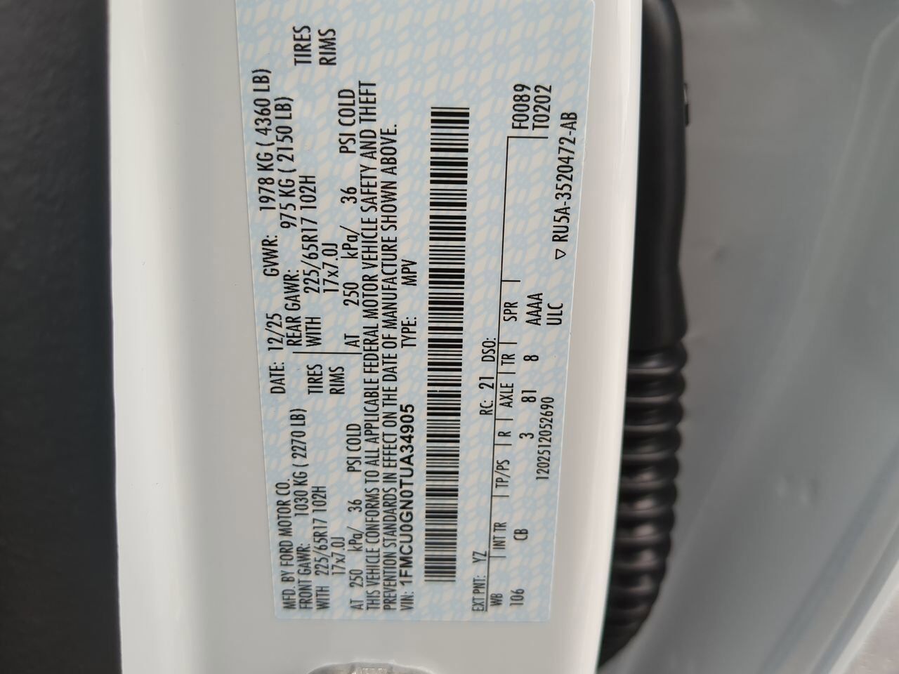 2026 Ford Escape Active Appleton WI