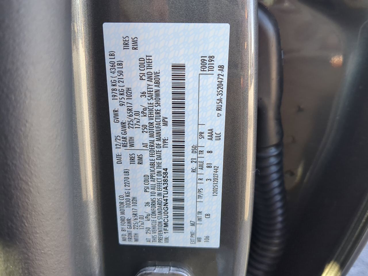 2026 Ford Escape Active Appleton WI