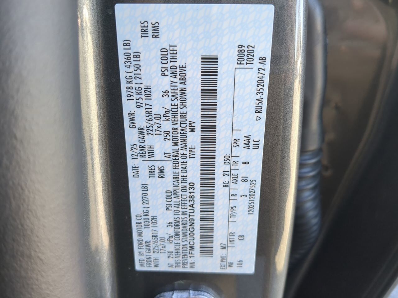 2026 Ford Escape Active Appleton WI