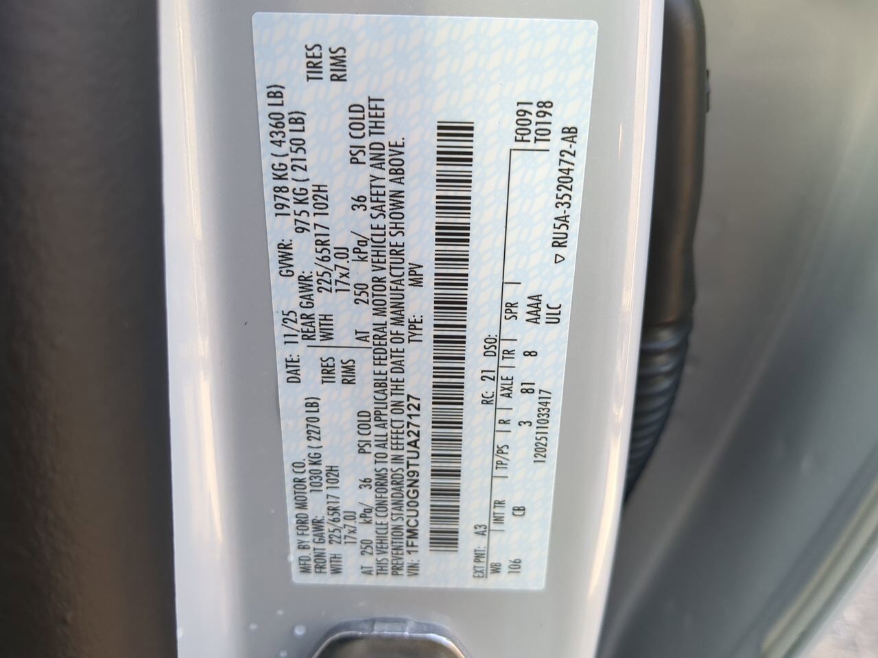 2026 Ford Escape Active Winder GA